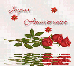 gif joyeux anniversaire roses rouges